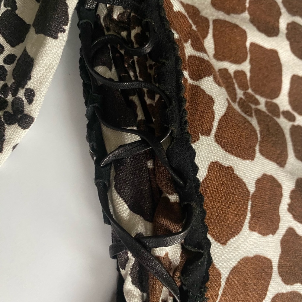 Roberto Cavalli Animal Print Python Stretch Top W… - image 5